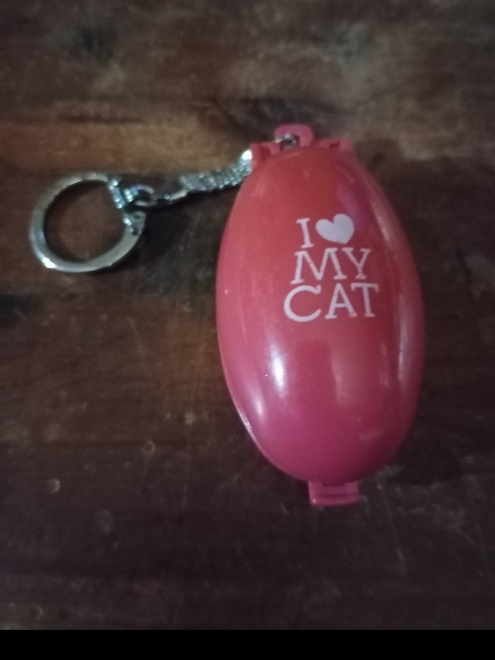 Takara Pocket Xritters I Love My Cat Pink Cat Keychain Accessory
